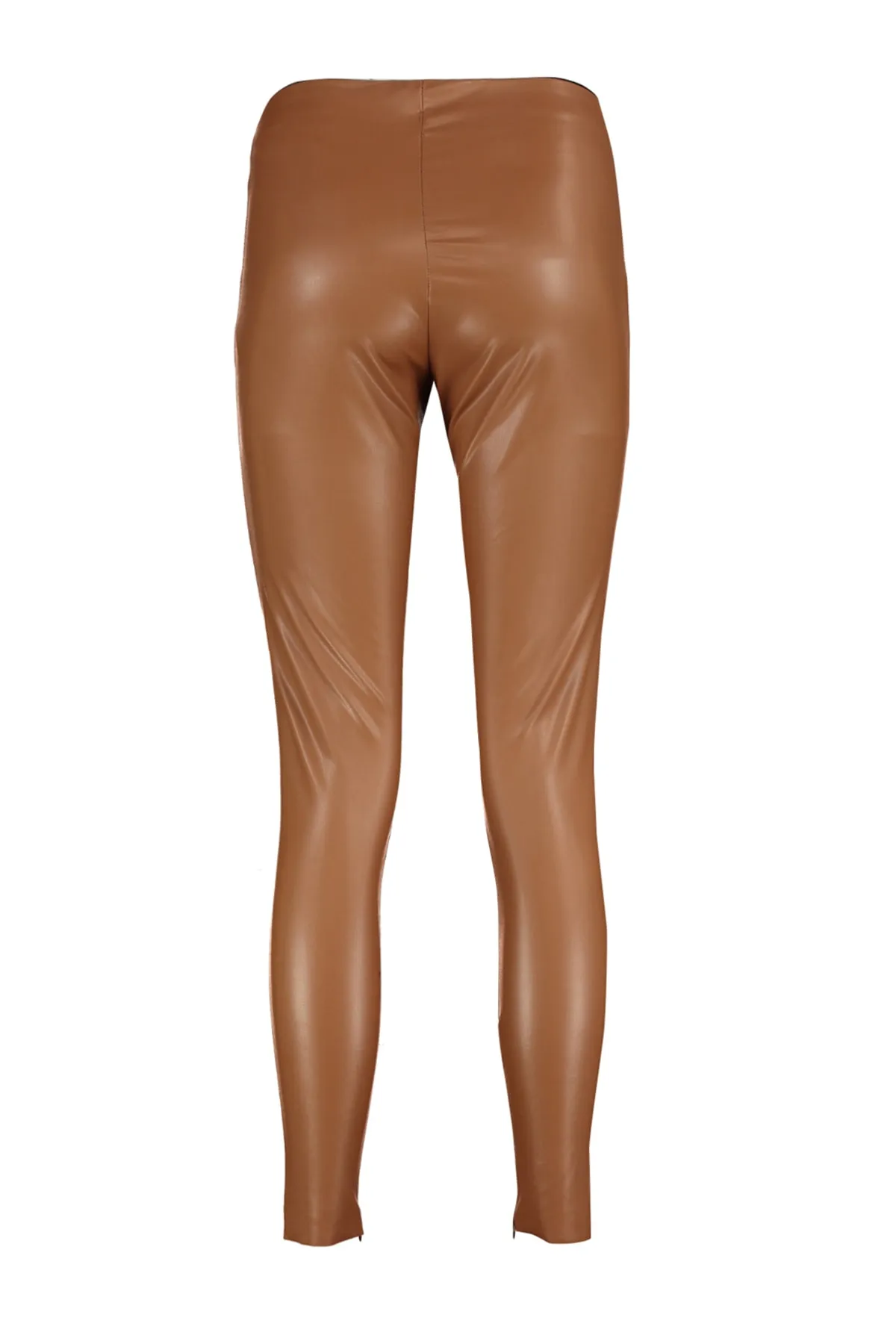 Trendyol Collection  Leggings - Braun - Mittlerer Bund