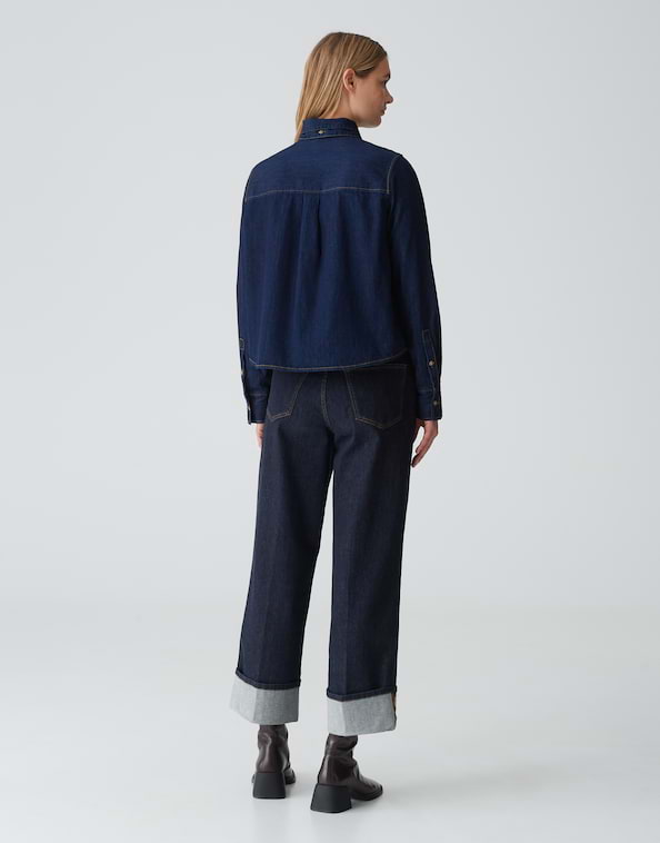 Jeansbluse Farilla