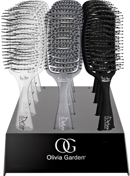 Olivia Garden iDetangle 12er Display Bürstenset