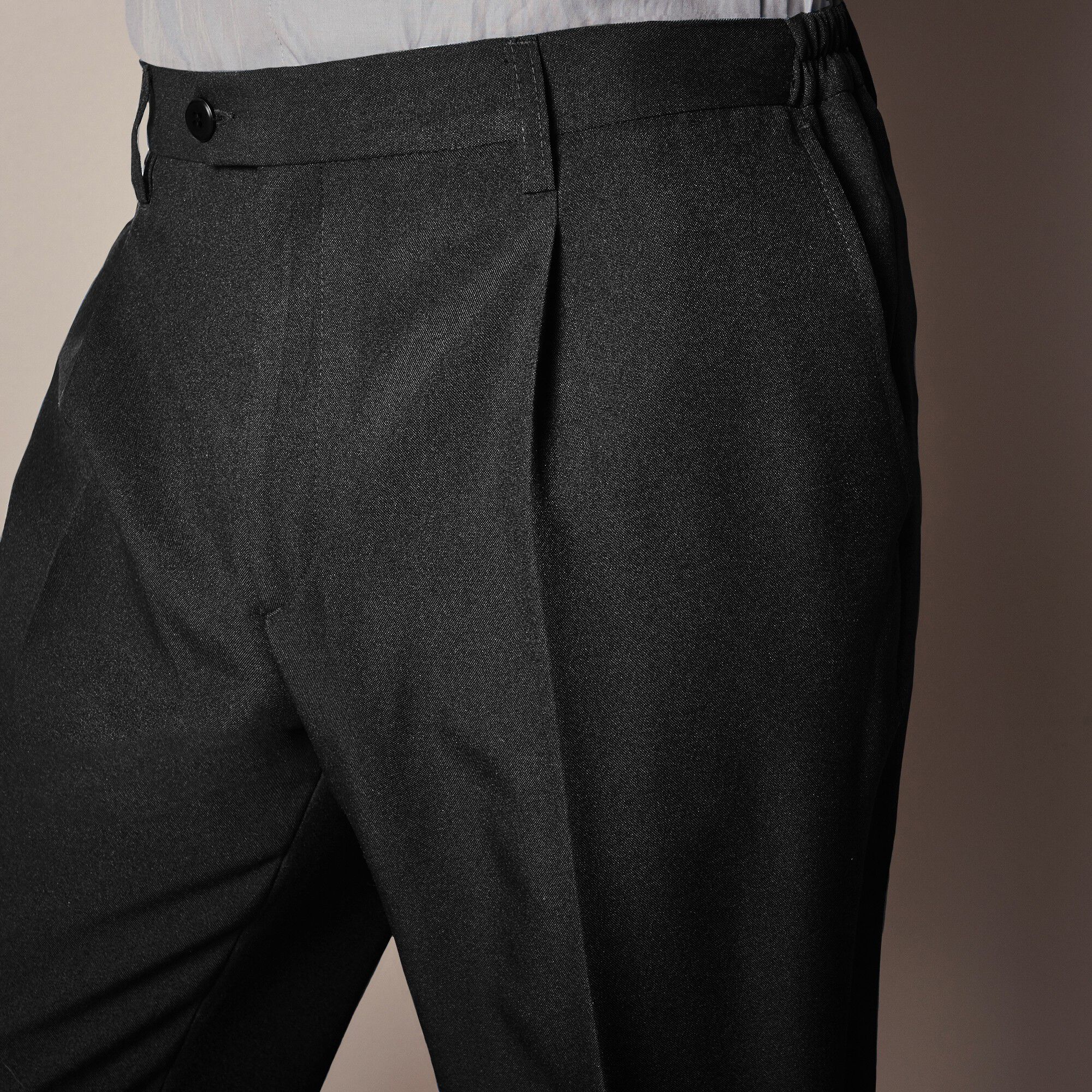 Pantalon ceinture ajustable invisible