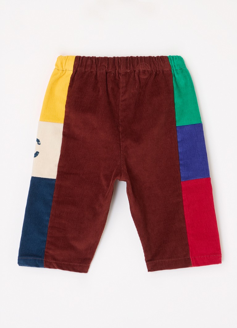 Pantaloni drepți din catifea reiată BOBO CHOISIT