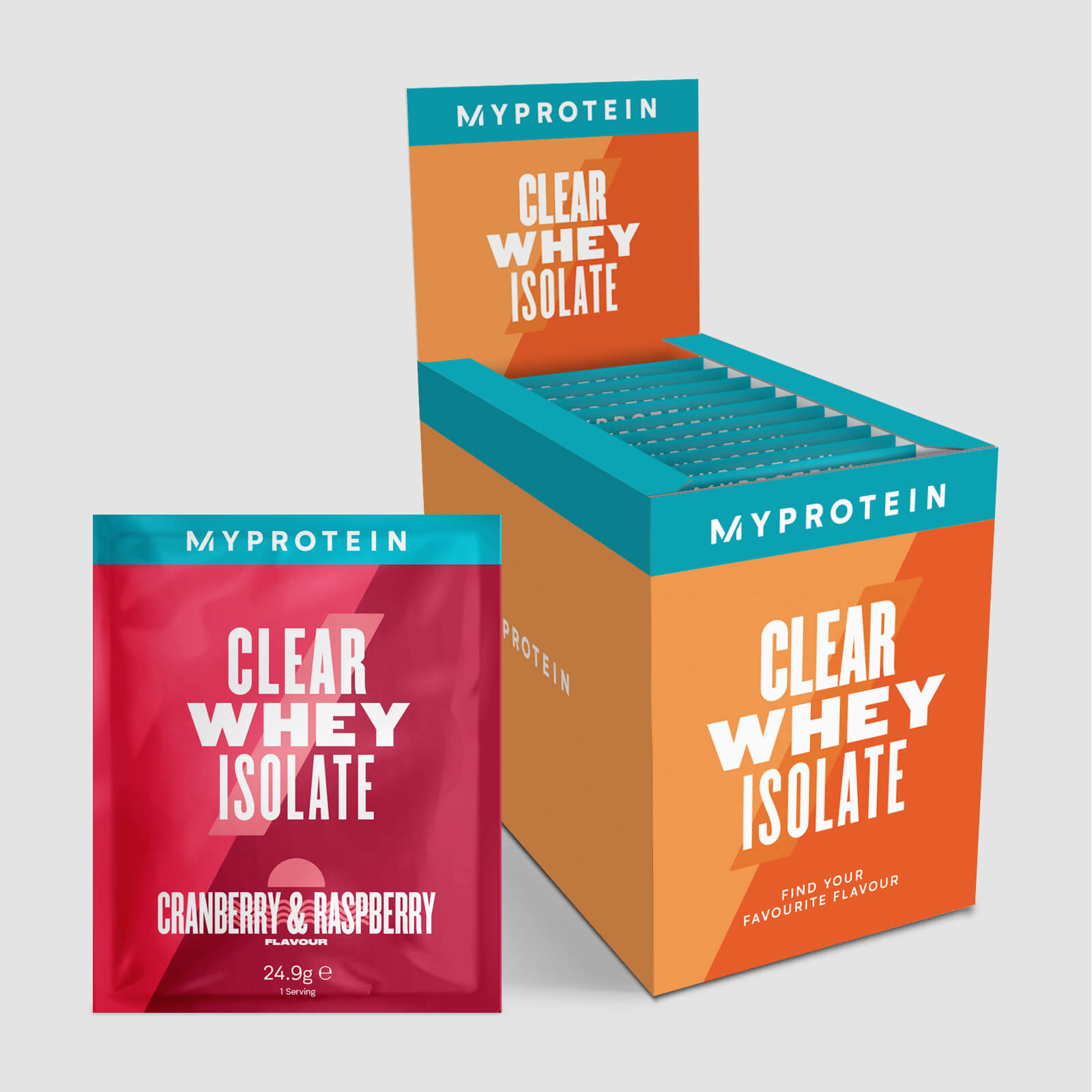 Pack d'échantillons de Clear Whey Isolate