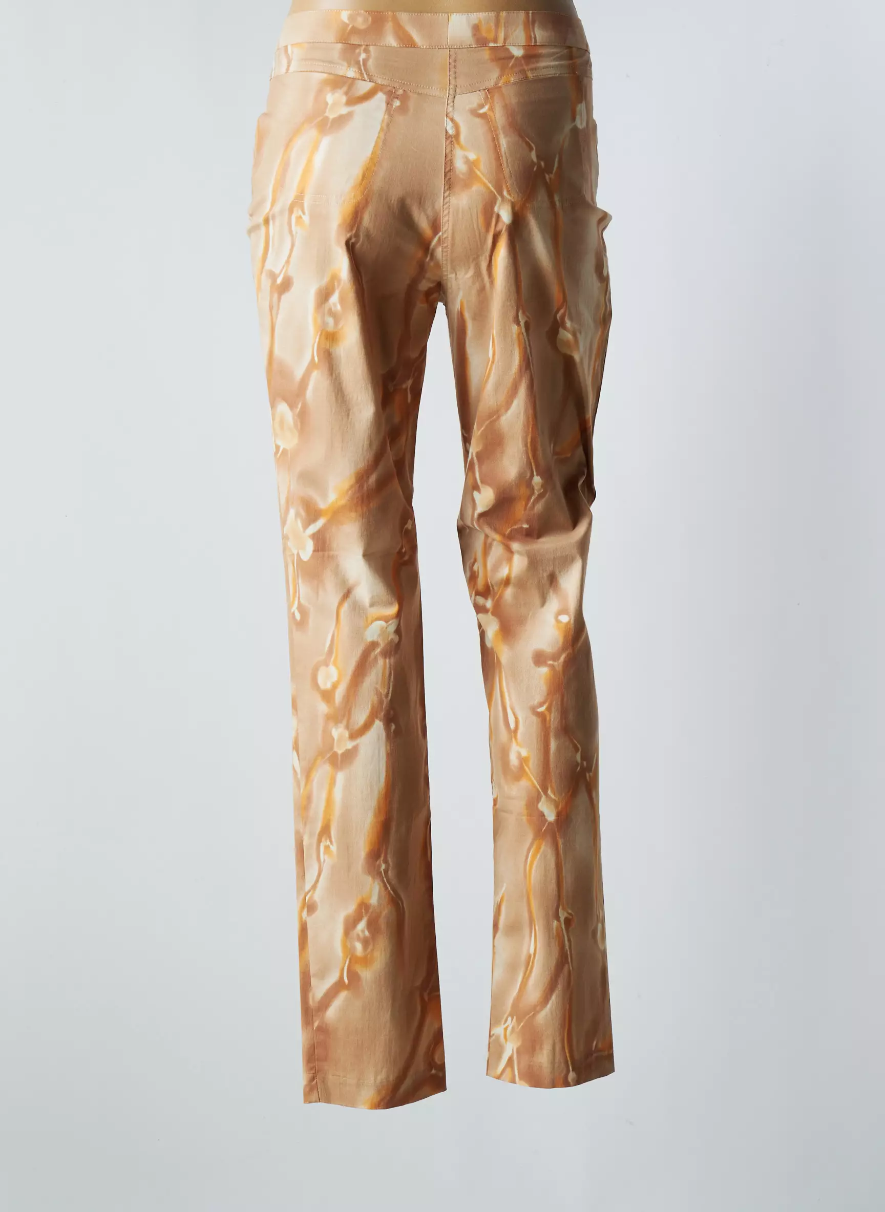 Anne D Aleth Pantalons Droits Femme couleur beige