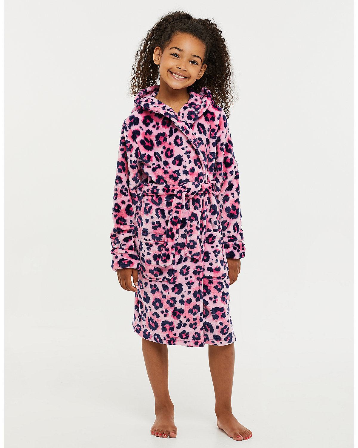 Bademantel THB Powder Push Dressing Gown Leicester Bademäntel für Mädchen