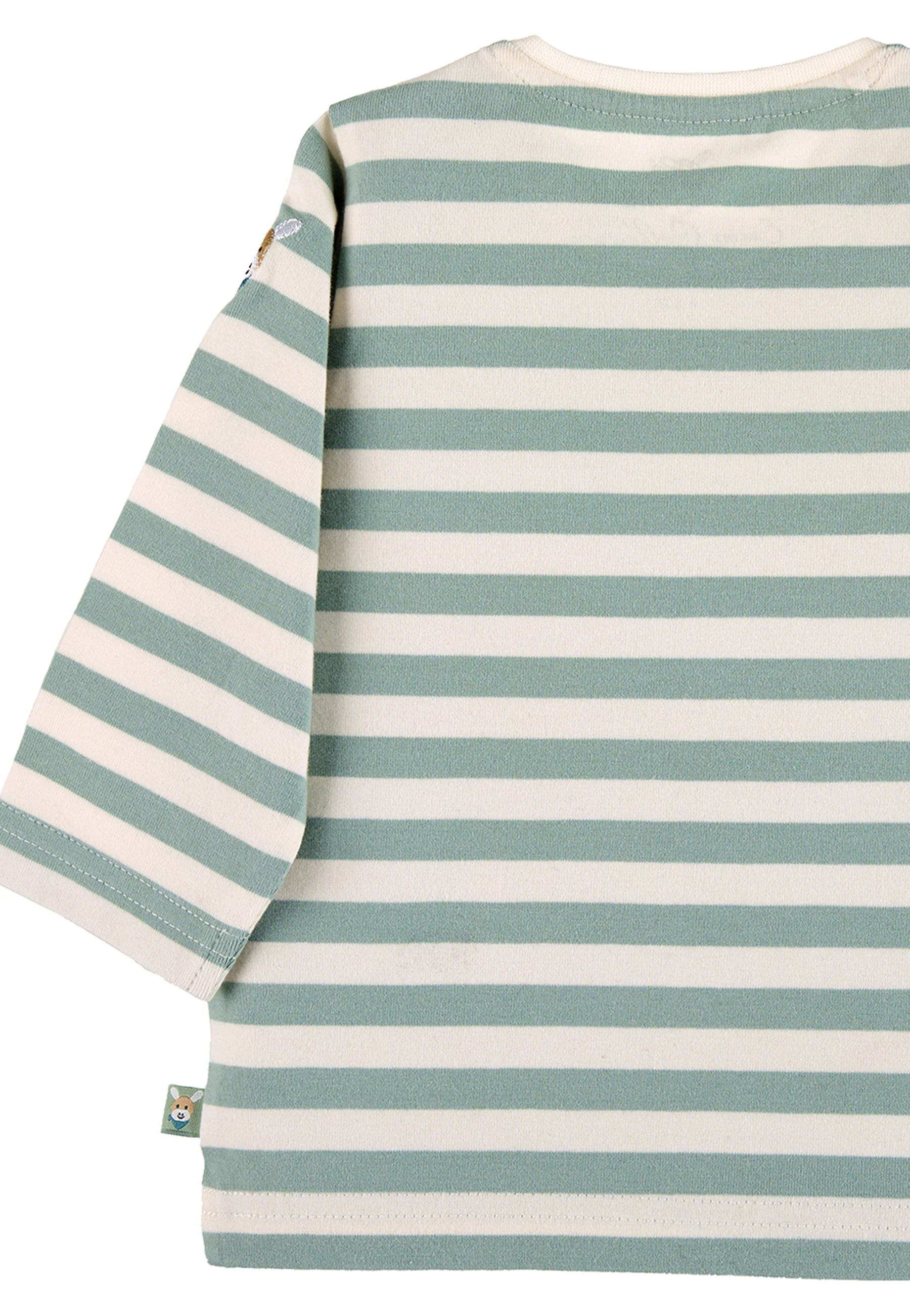 GOTS Langarm-Shirt aus Single Jersey mit Streifen