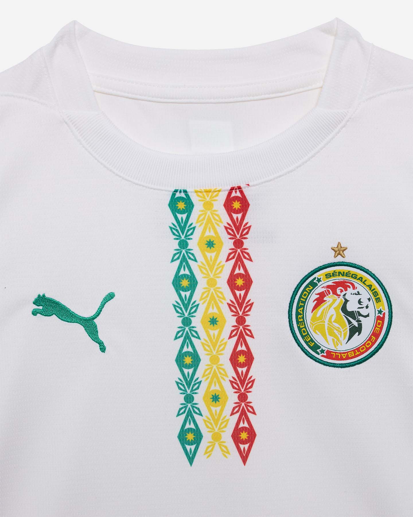 Oficiálna replika domáceho futbalového dresu Puma Senegal Jr 778569-01