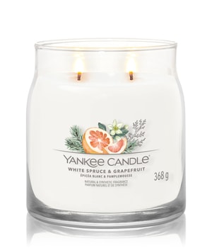 Yankee Candle White Spruce & Grapefruit Signature Jar Duftkerze-368 g