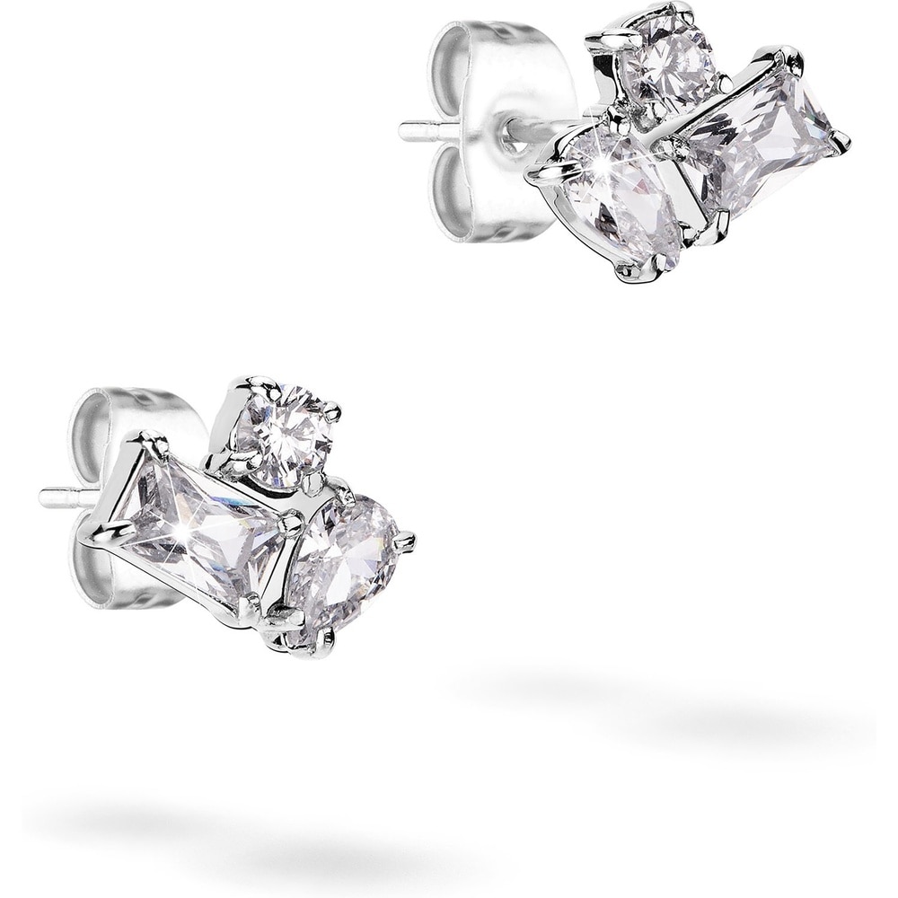 Tamaris Boucles d'oreilles à fermoir à poussette Acier inoxydable Boucles d'oreilles