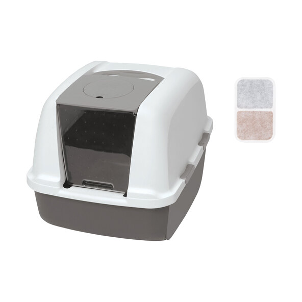 Katzentoilette Jumbo mit Dach