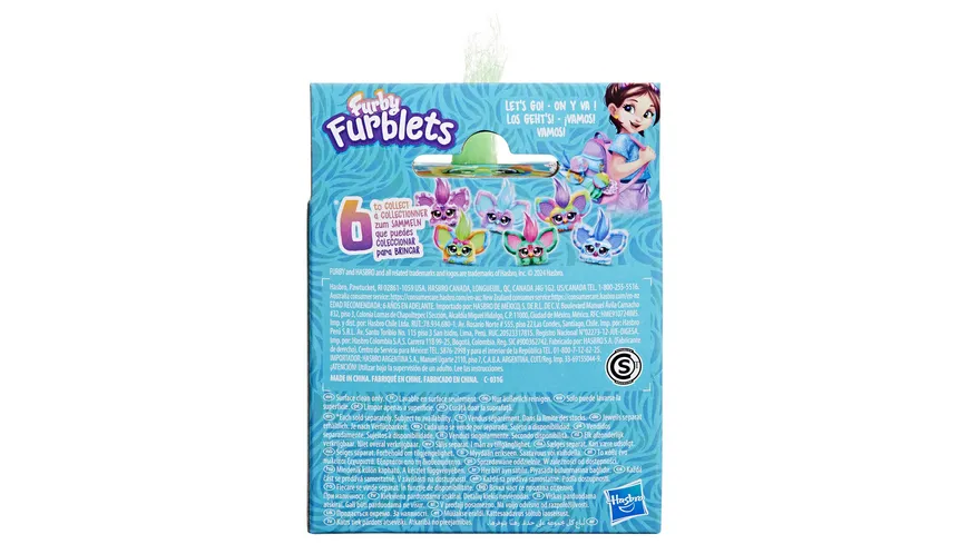 Hasbro - Furby Furblets Mini elektronisches Plüschspielzeug, 1 Stück, sortiert