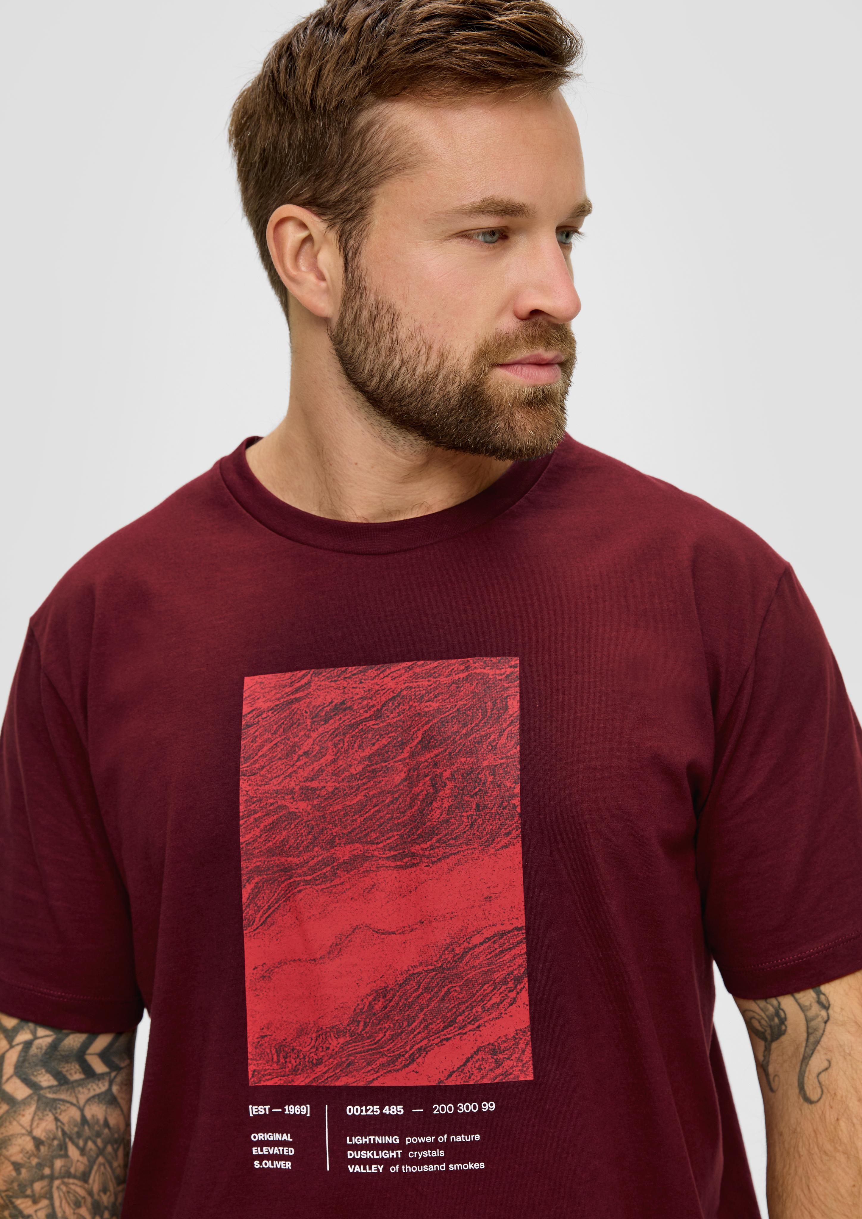 T-Shirt mit Frontprint  2143249-39D1