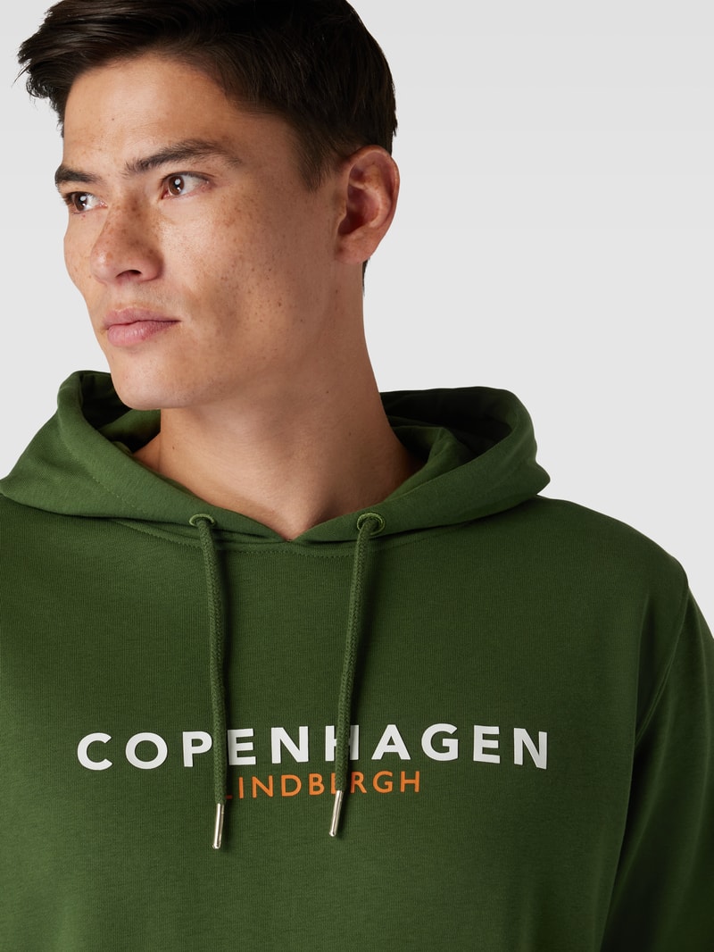 Strickjacke mit Schalkragen Modell 'Copenhagen' in apfelgrün