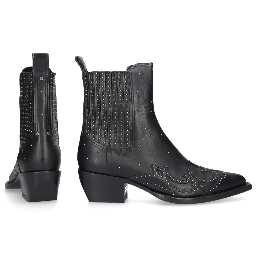 Golden Goose - Damenschuhe BEATLES CON INTARSIO Nappaleder - schwarz