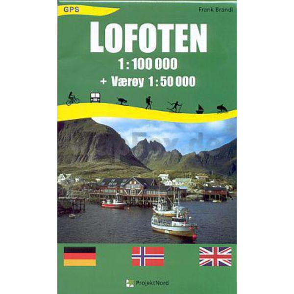 LOFOTEN 1 : 100 000 - Wanderkarte