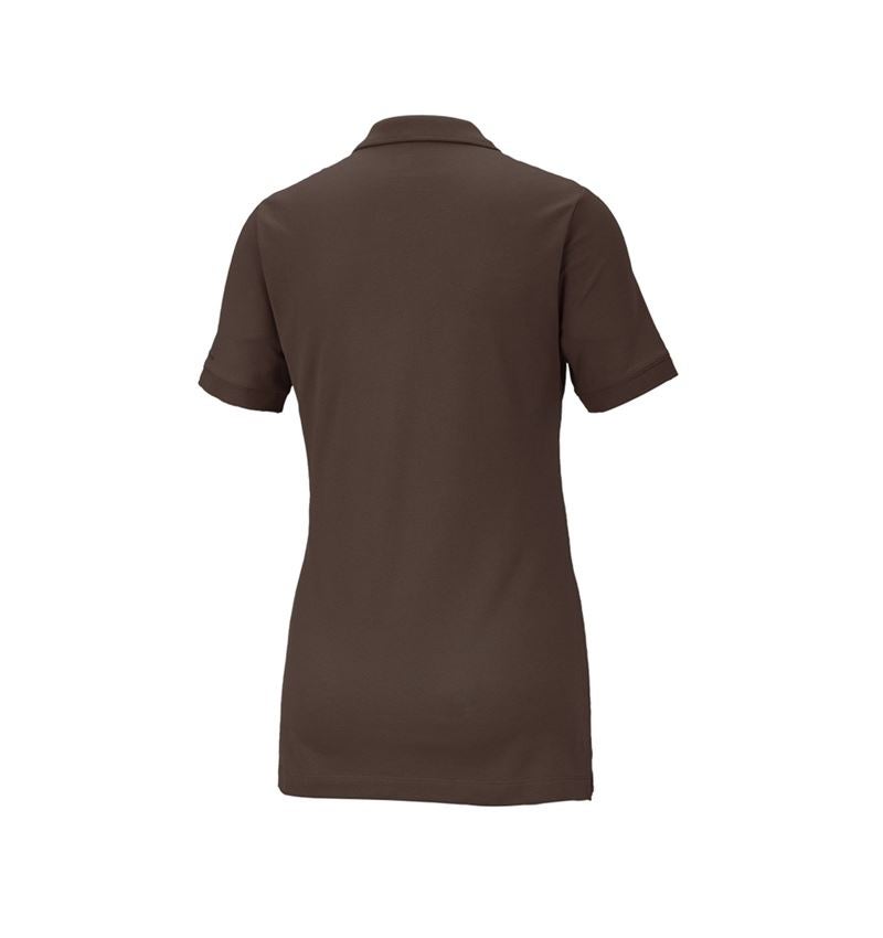 e.s. Piqué-Polo cotton stretch, Damen