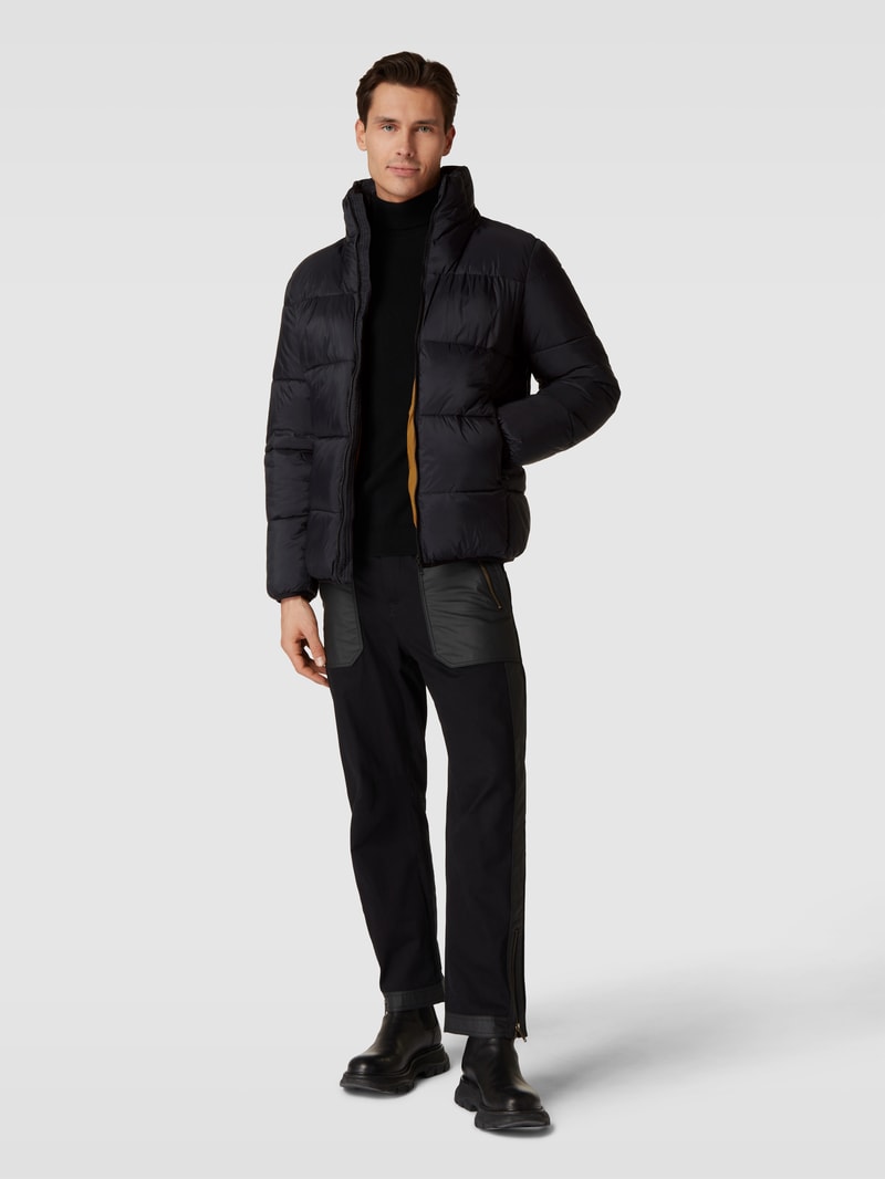 Steppjacke mit integrierter Kapuze Modell 'doli' in schwarz