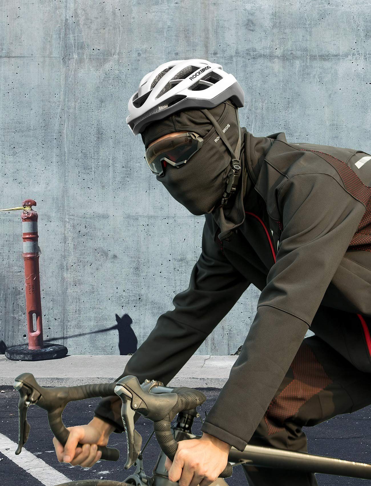 ROCKBROS Sturmhaube Für Outdoorsports Radfahren, Snowboarden, Skifahren, Motorrad Fahren Winddicht Warm Gesichtshaube Einheitsgröße Herren/Damen Herbst Winter