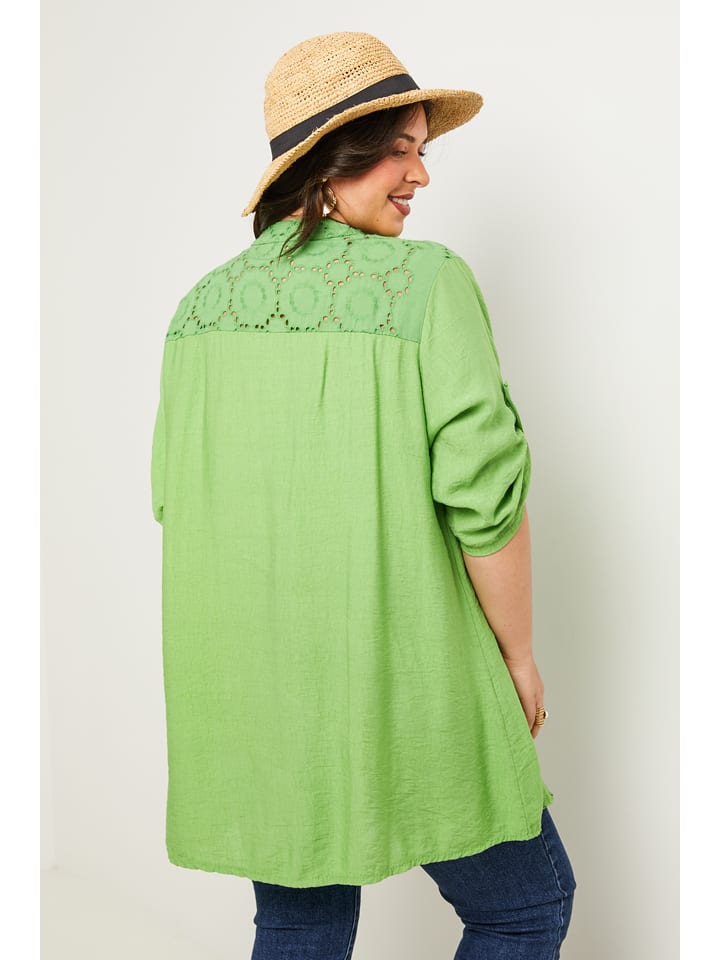 Curvy Lady Tunika in Grün günstig kaufen