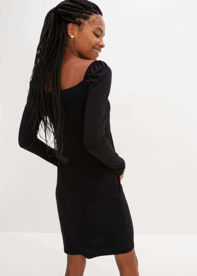 Kurzes Kleid mit Spitze