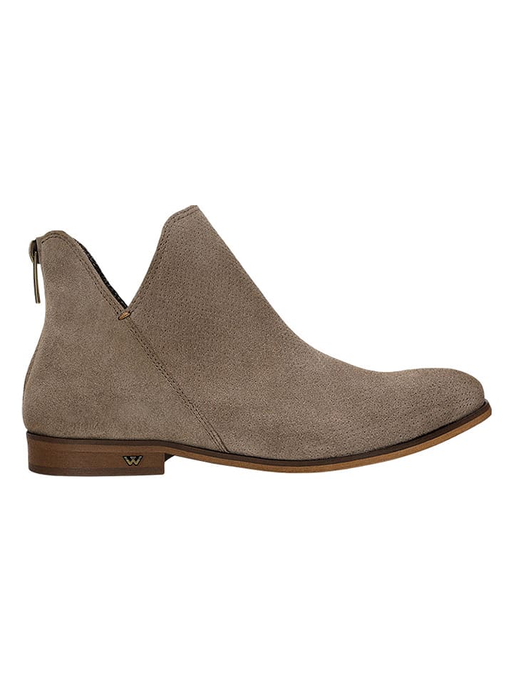 Wojas Leder-Ankle-Boots in Beige günstig kaufen