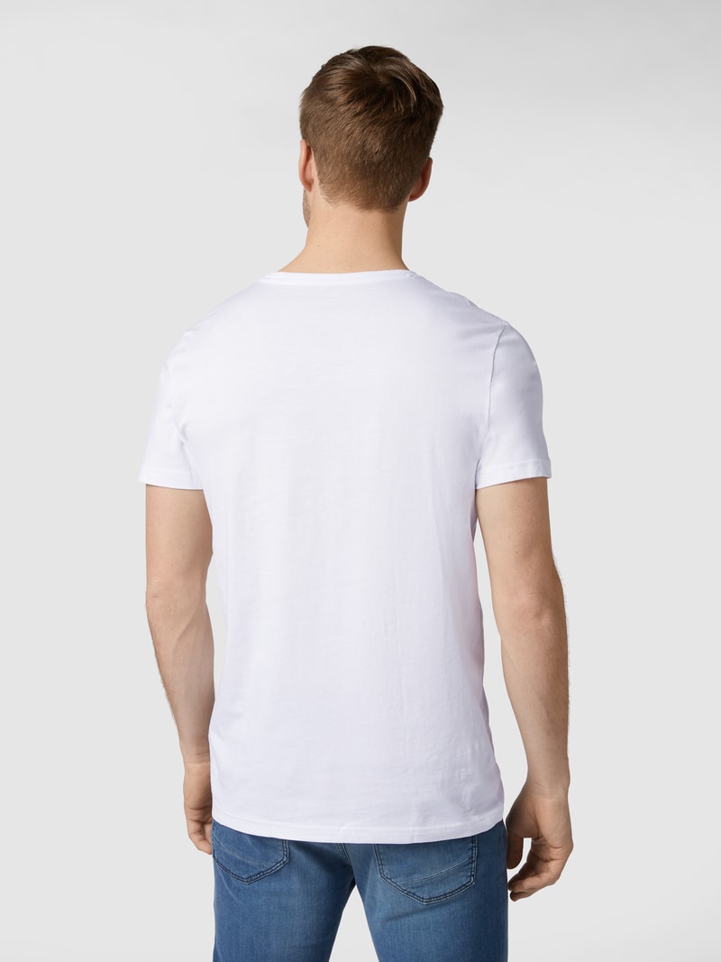 T-Shirt aus Bio-Baumwolle im 2er-Pack in weiß