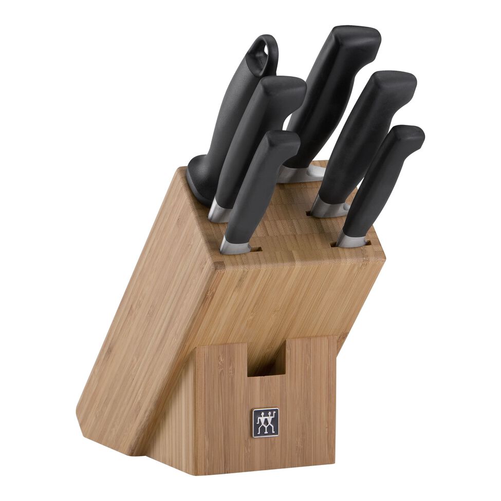 Messerblockset 7-tlg, Natur