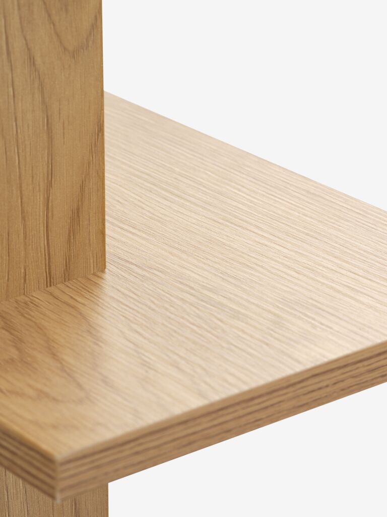 KARLEBY shelving system KARLEBY 6 adjustable shelves in oak color