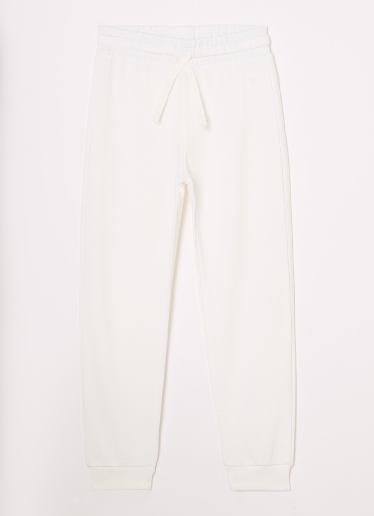Pantaloni de trening Benetton conici cu logo brodat.