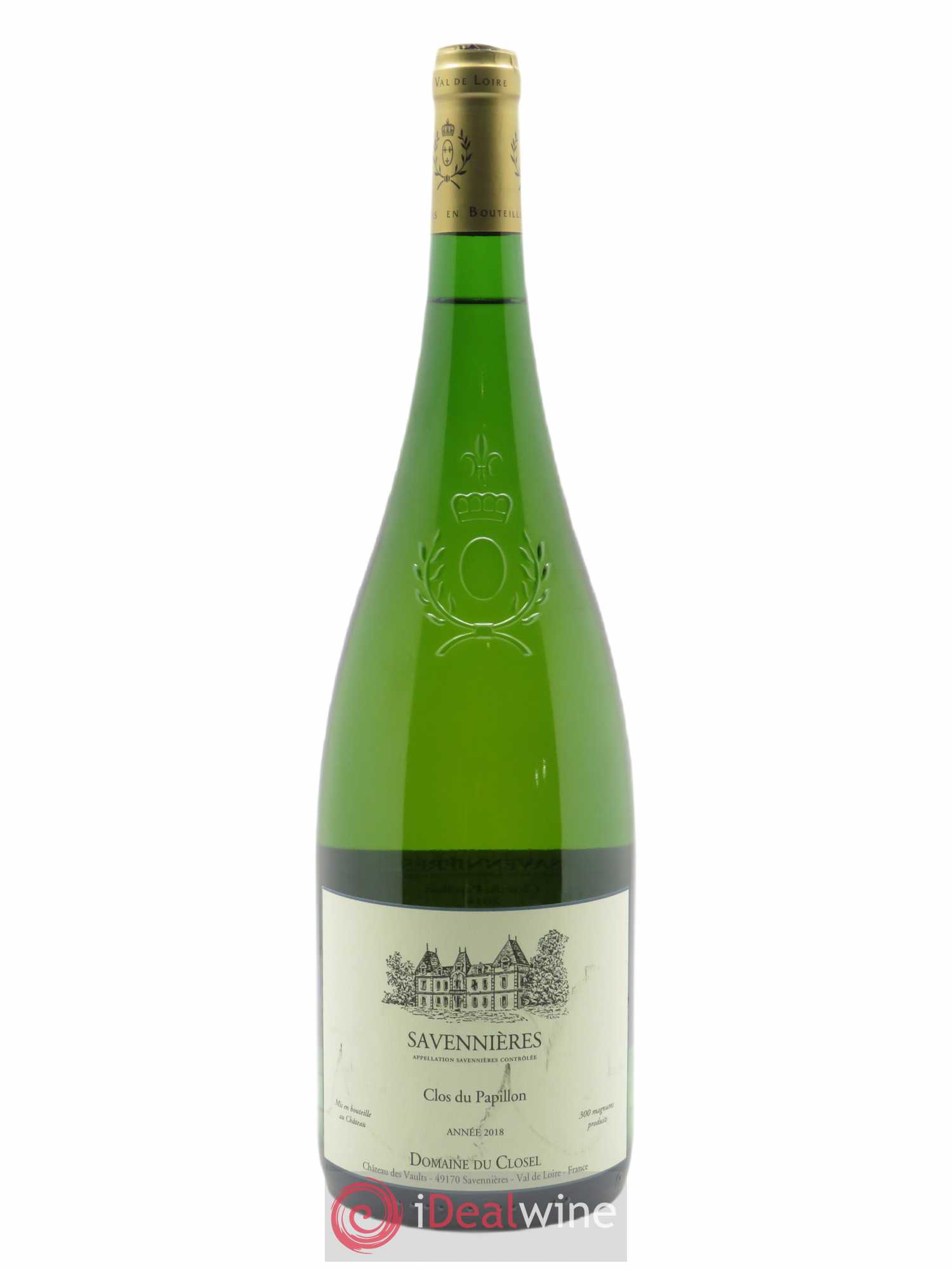 Savennières Clos du Papillon Closel (Domaine du) - Château des Vaults  2018 - Lot de 1 Magnum