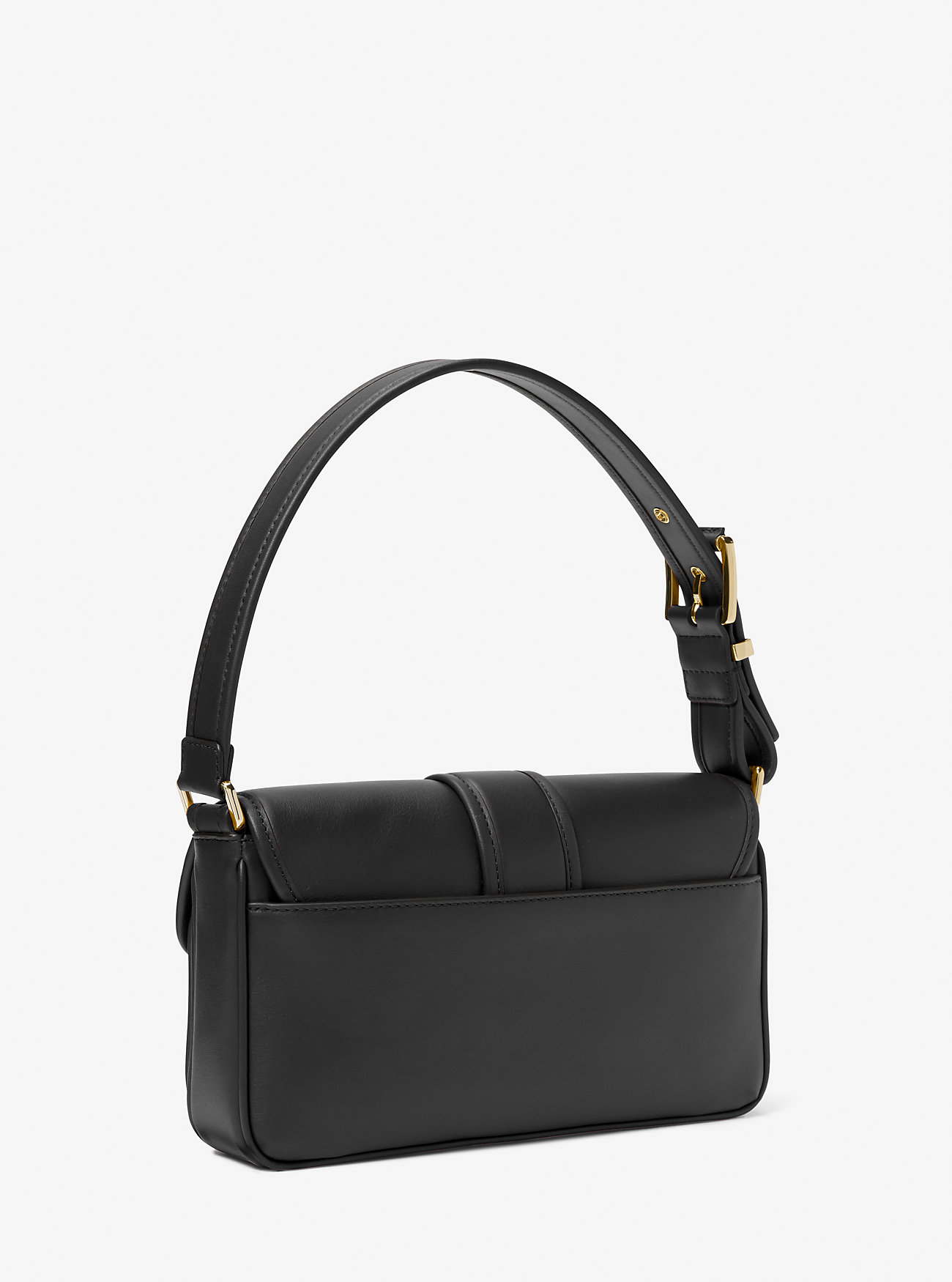 Colby Medium Skinnveske - SVART