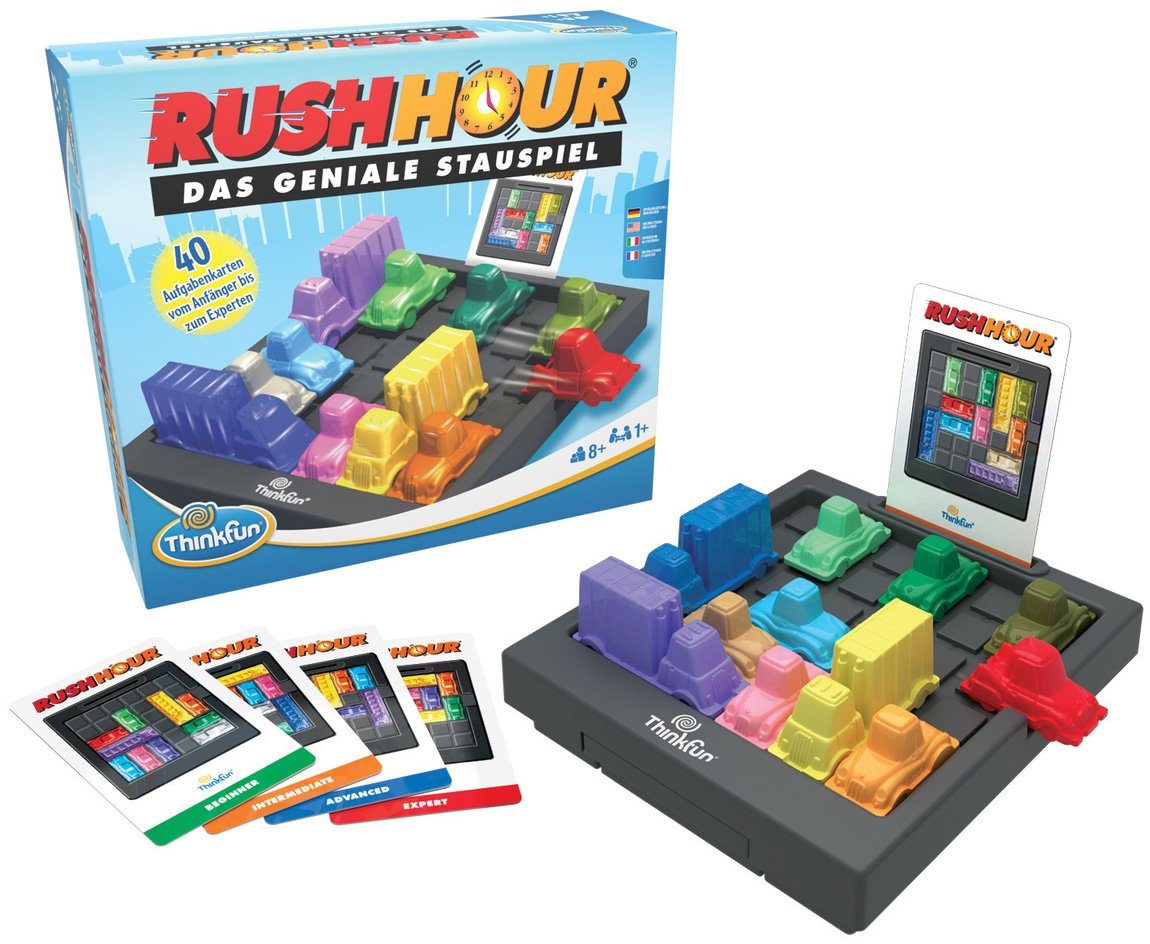 Thinkfun® Spiel, Geschicklichkeitsspiel Rush Hour - Das geniale Stauspiel