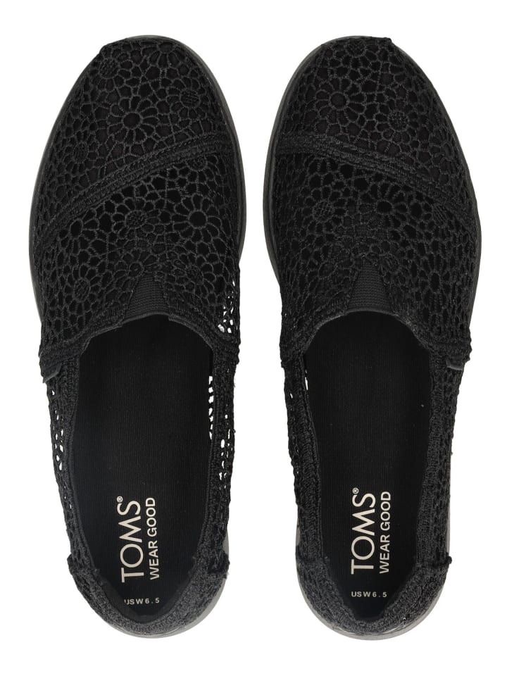 TOMS Slipper in Schwarz günstig kaufen