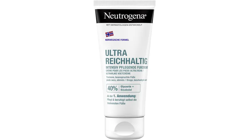 Neutrogena Norwegische Formel Reichhaltige Fußcreme 100 ml