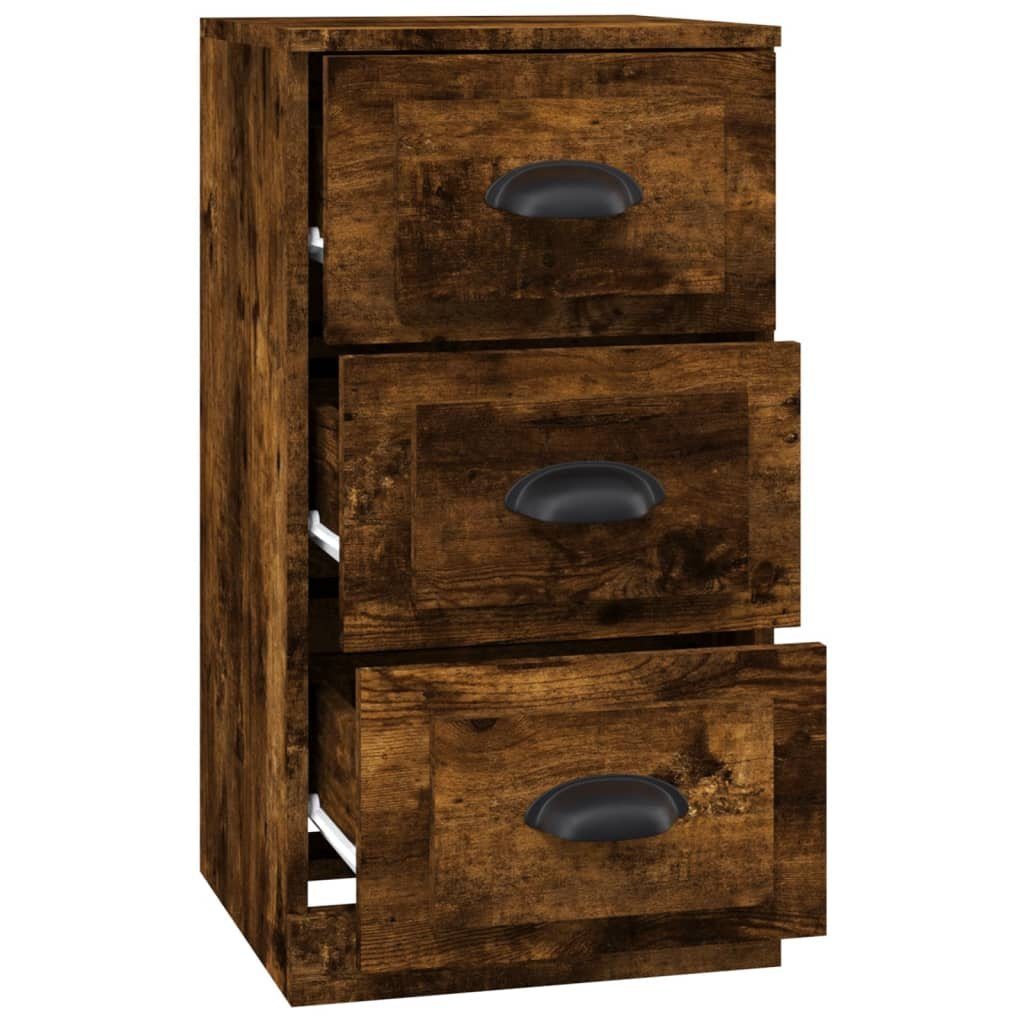 vidaXL Sideboard Sideboard Räuchereiche 36x35,5x67,5 cm Holzwerkstoff (1 St)