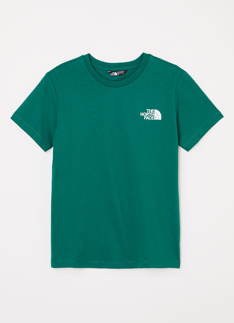 Majica The North Face s logotipom i printom na leđima