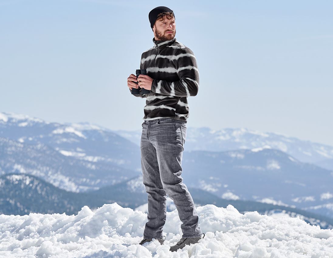 Fleece Troyer tie-dye e.s.motion ten