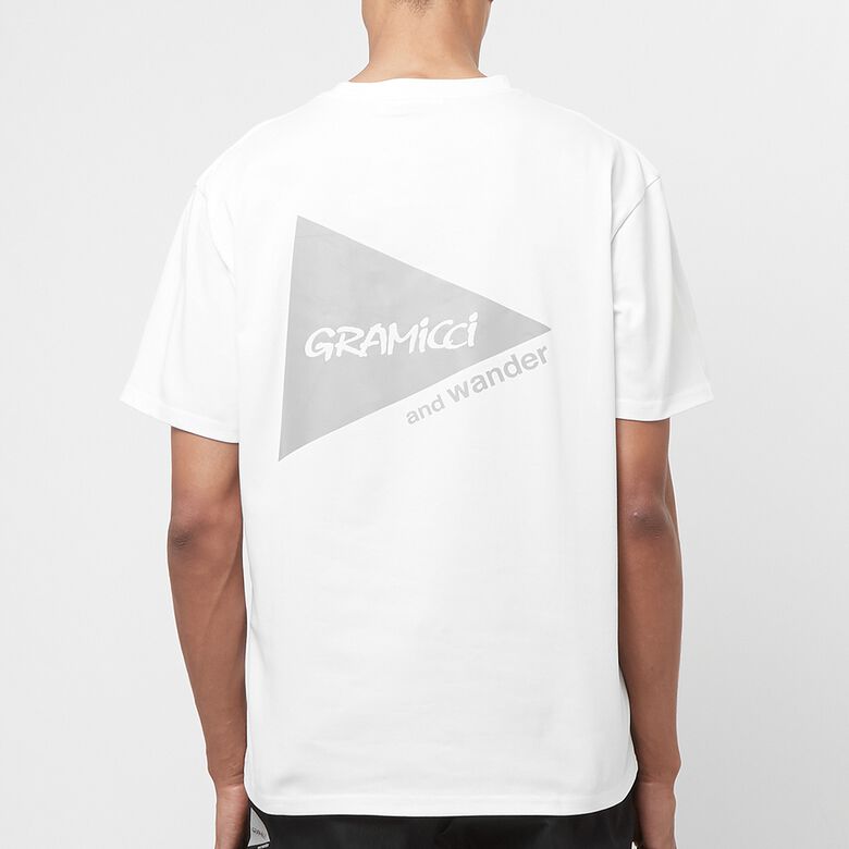 Gramicci x And Wander Backprint Tee white