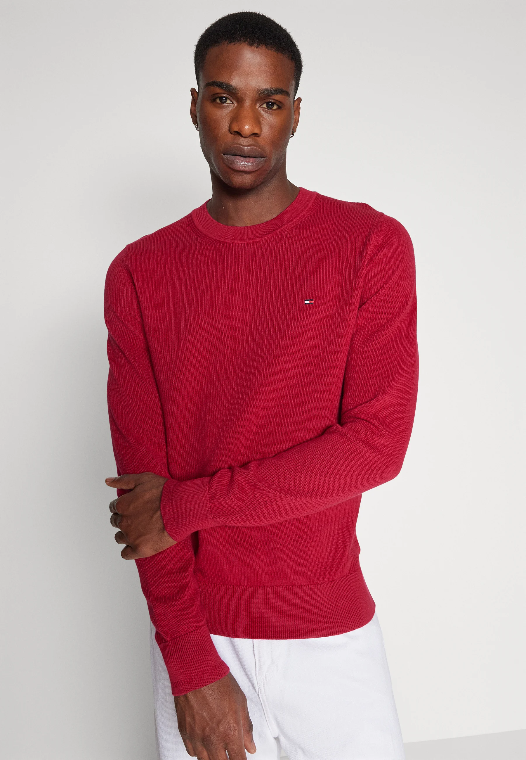 Tommy Hilfiger CHAIN RIDGE C NECK - Suéter