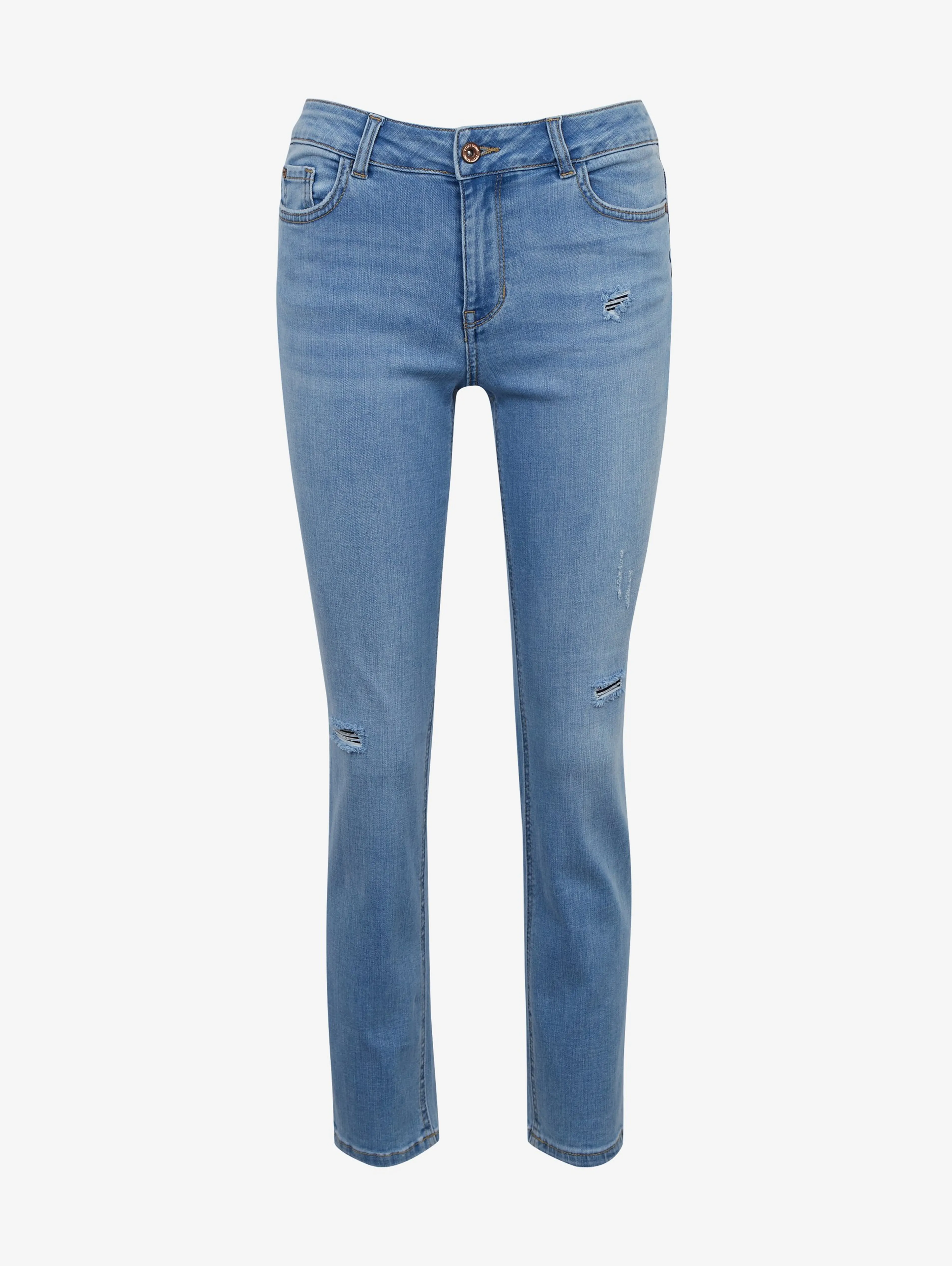 Hellblaue Damenjeans straight fit ORSAY