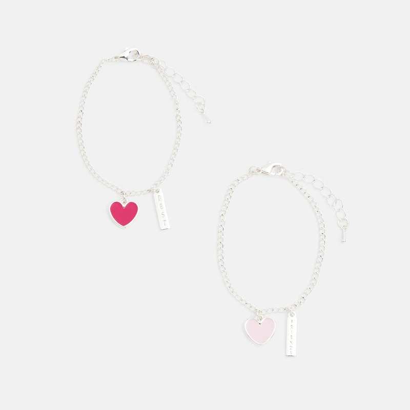 Bracelets best friends (lot de 2) jaune fille