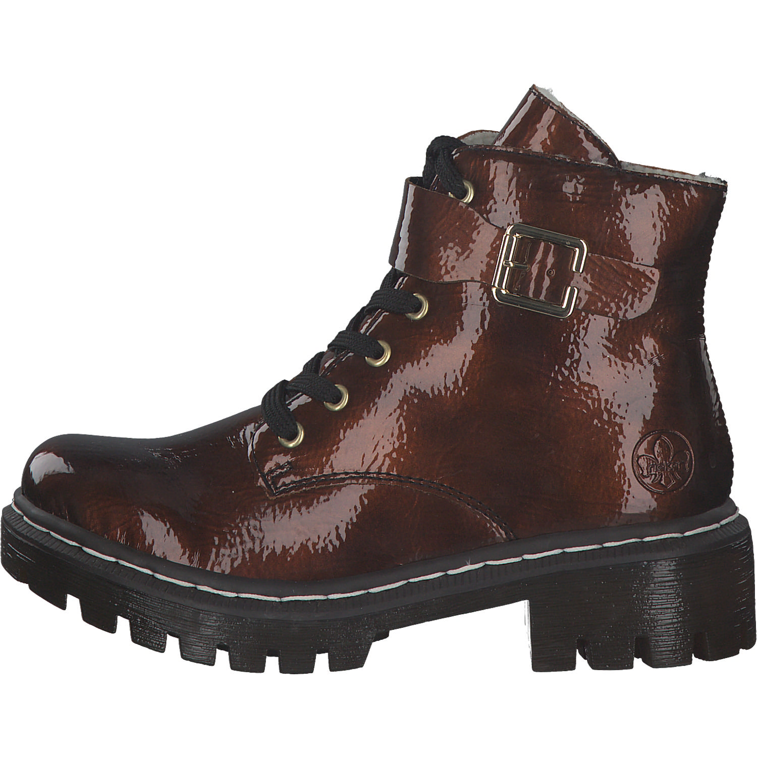 Rieker Y8742, Schnürstiefeletten, Damen, antik