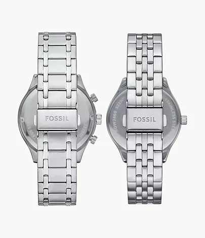 Fossil Outlet Set Uhr Fenmore Multifunktionswerk Edelstahl