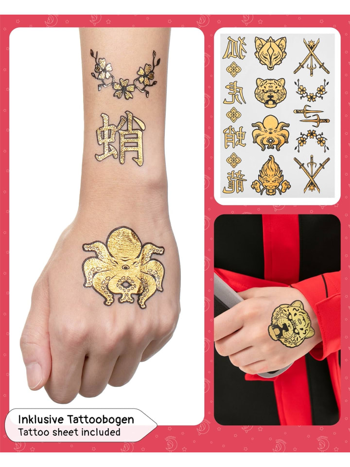 Corimori Ninja Kostüm für Kinder mit Schwert in Rot günstig kaufen