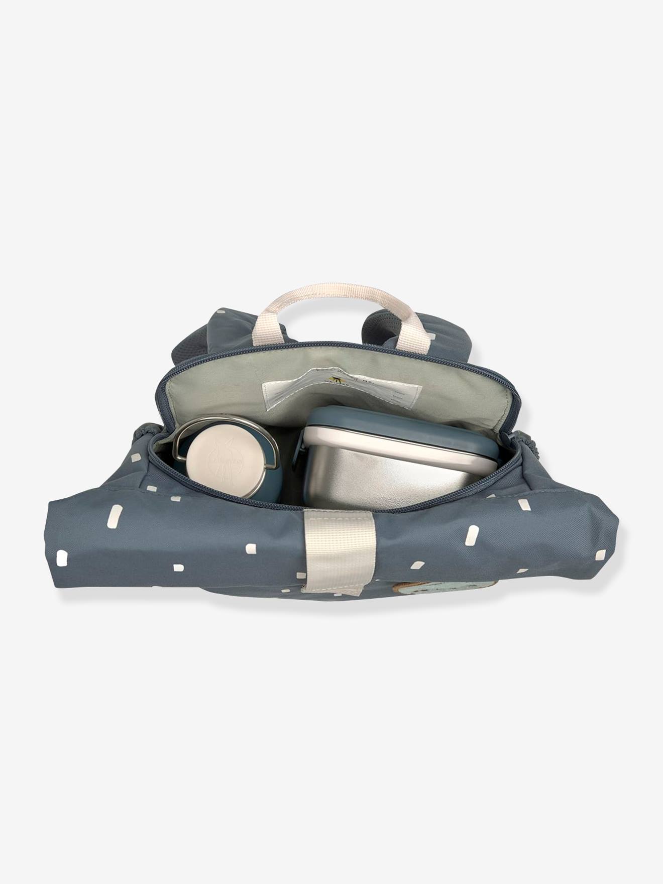 Mini sac à dos LÄSSIG Rolltop Happy Prints caramel