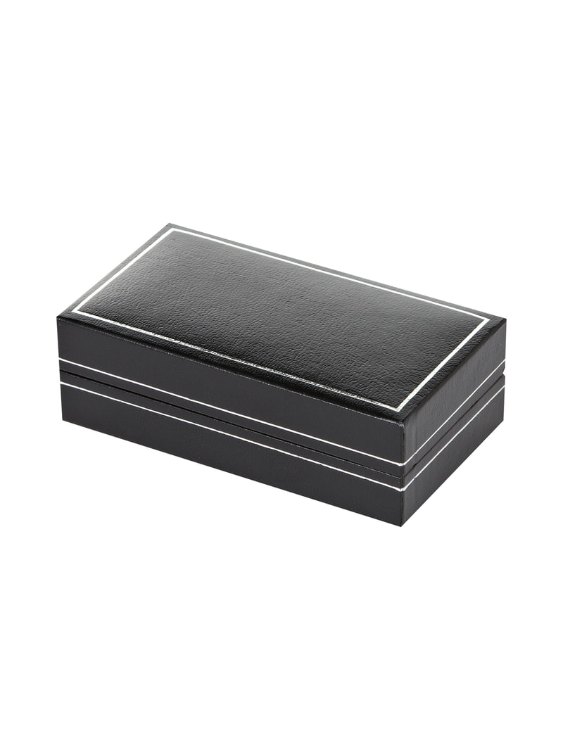 Manschettenknöpfe mit feiner Gravur in silber