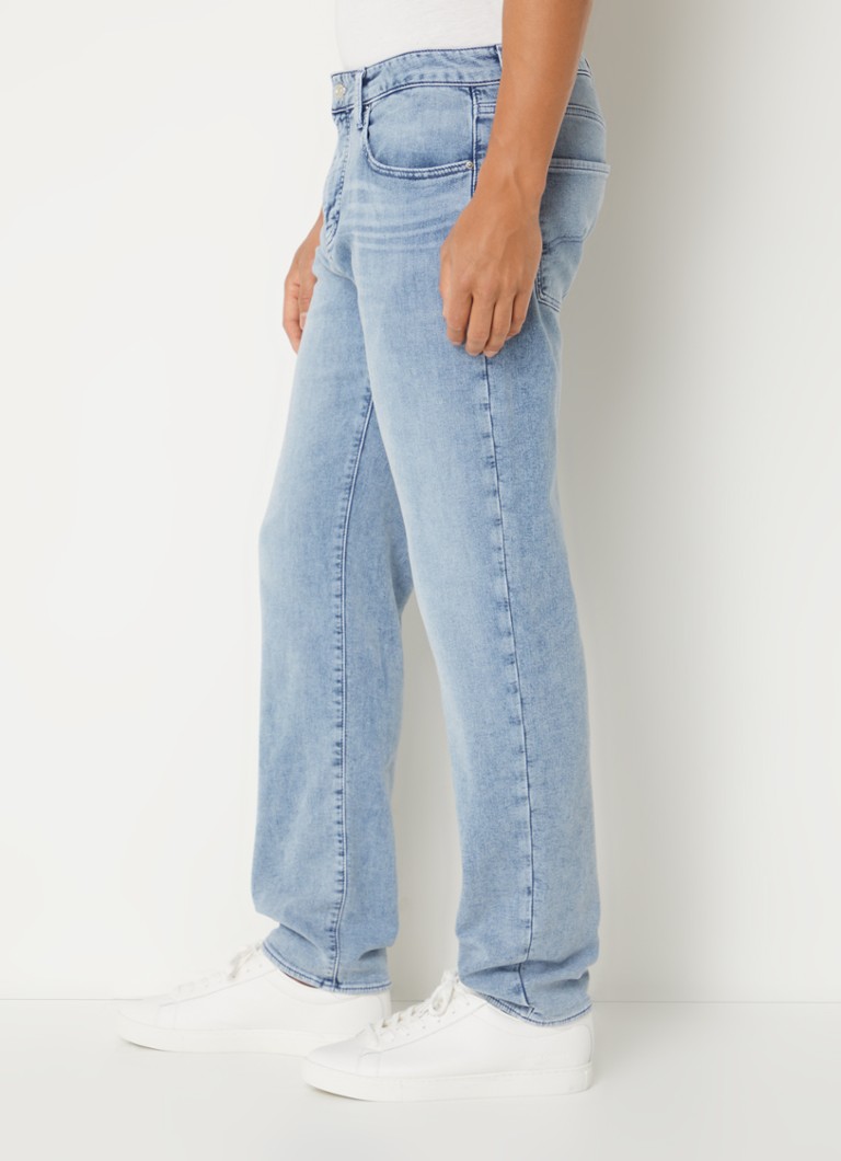 Jeans slim Armani Exchange con tasche laterali e lavaggio chiaro