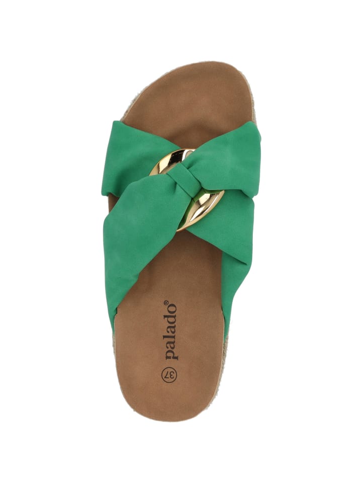 palado Pantoletten in Green günstig kaufen