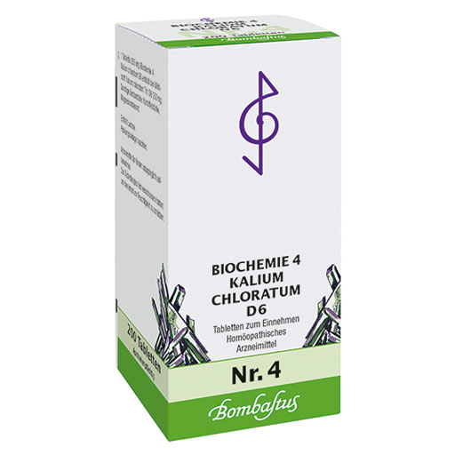 BIOCHEMIE 4 Kalium chloratum D 6 Tabletten  500 St  Tabletten