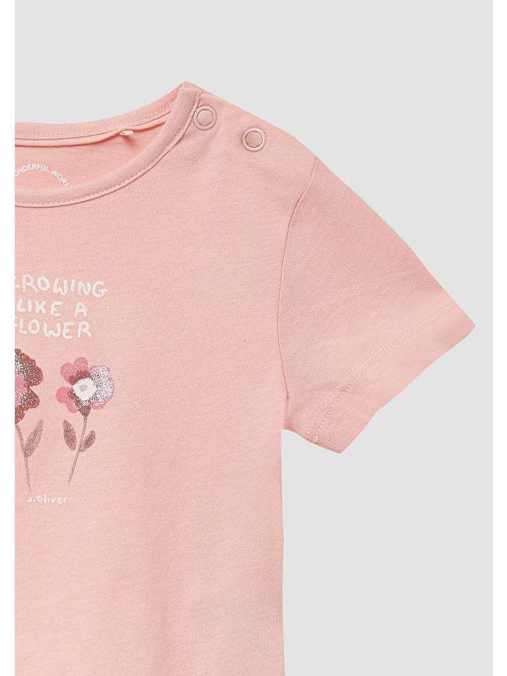 s.Oliver T-Shirt kurzarm in Pink günstig kaufen