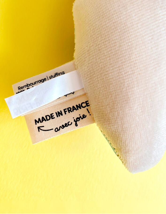 Hochet Mr Alternatif en coton bio TAMBOUR BATTANT